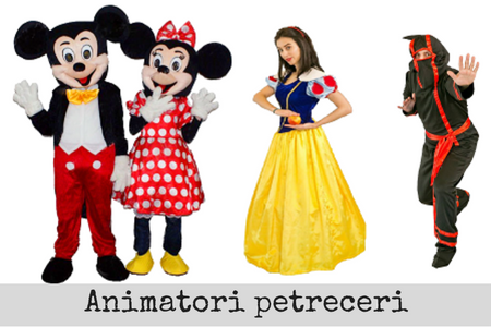 animatori petreceri bucuresti mickey minnie facepainting modelaj baloane