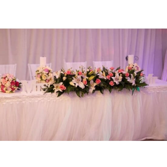aranjament floral nunta prezidiu PR156